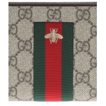 グッチ GUCCI GGスプリーム☆ビー刺しゅう入り*ラウンドジップ長財布 408831 KLQCN 8461