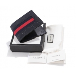 グッチ GUCCI シグネチャー ウェブ 二つ折り財布 408827 CWCLN 8497
