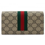 グッチ  GUCCI/ウェブ付き GGスプリーム 二つ折り長財布 408836 KHN4N 9791