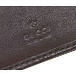 グッチ 財布 GUCCI メンズ 長財布 札入れ マチ付き 小銭入れなし グッチッシマ ダークブラウン アウトレット 307774 CWC1R 2140