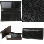 グッチ GUCCI  長財布 グッチシマレザー ブラック 307774 FU49R 1000