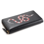 グッチ ラウンドファスナー長財布 GUCCI 財布 メンズ BEST BLACK/LIVE RED  451273-DUQ1T-1058