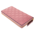 グッチ GUCCI 長財布  ROSE BABY CANDY リネア シグネチャー レザー ラウンドファスナー ピンク系 アウトレット 410102-CWC1G-5812