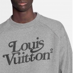 ルイ・ヴィトンLOUIS VUITTON  スクエアードLVスウェットシャツ 1A7X6Y