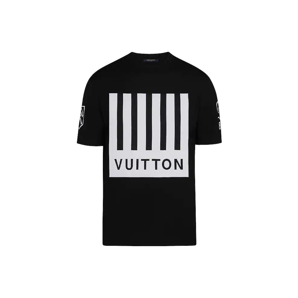 ルイヴィトン Louis Vuitton LV バーコード&アースTシャツ 1A5CDT