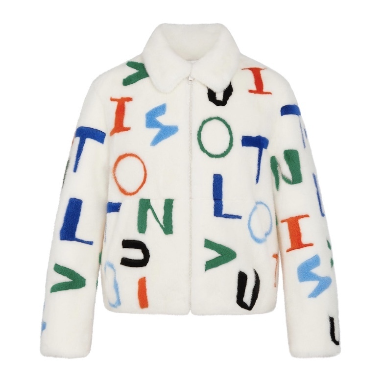 ルイヴィトン Louis Vuitton エレクトリックインターシャミンクファー 1A81OX