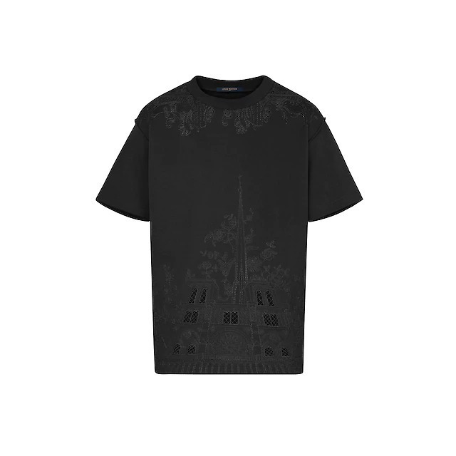 ルイヴィトン ノートルダム ブロイダリーTシャツ 1A7QHS