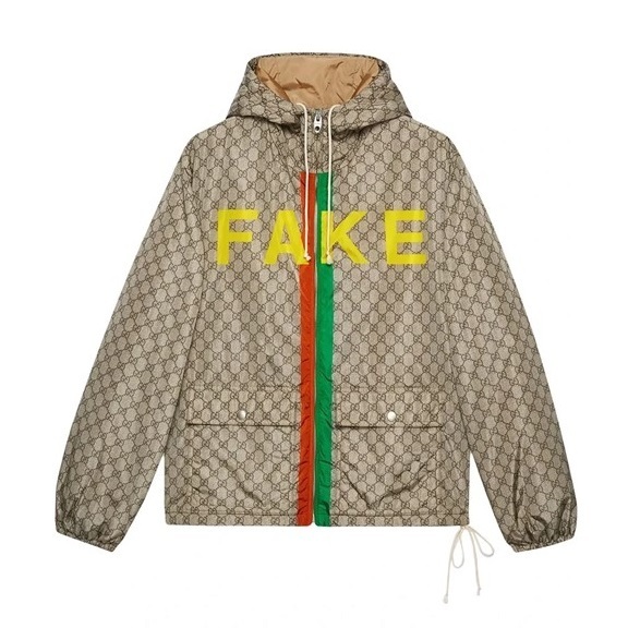 GUCCIグッチ FAKE/NOT GG ナイロン ジャケット 636391ZAFKX7294