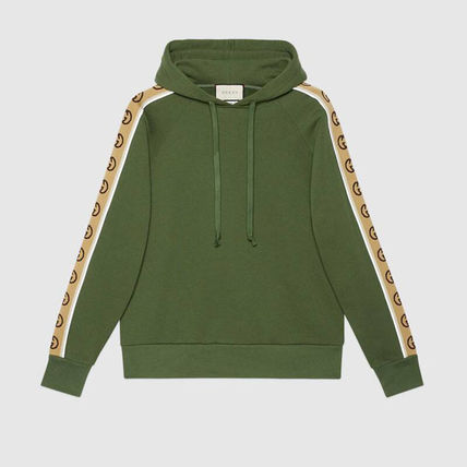 GUCCIグッチ フーデッド コットンジャージー スウェットシャツ 596230XJBUW3806