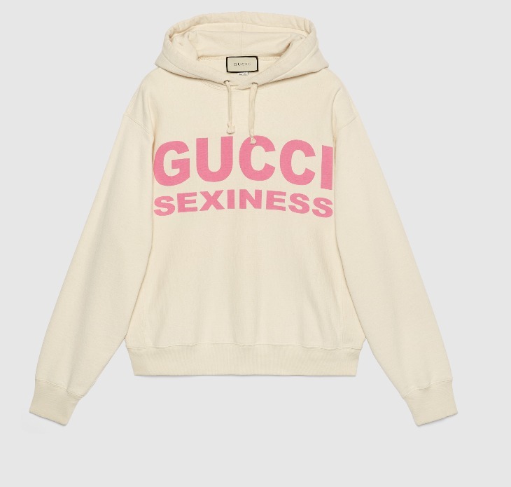 GUCCI グッチセクシープリントのスウェットシャツ トレーナー  596230XJBUW3888