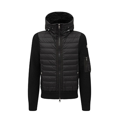 モンクレール服  MONCLER ウール混トリコット ダウン 0911A5370054258423