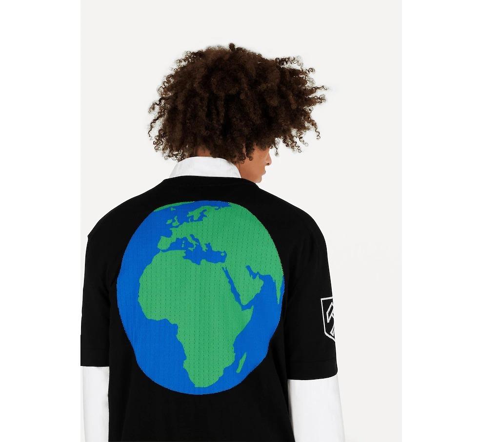 ルイヴィトン Louis Vuitton LV バーコード&アースTシャツ 1A5CDT