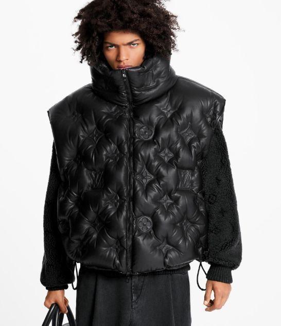 ルイヴィトン LouisVuitton モノグラム ボーイフッド パファレザージレ 1A5Q4U