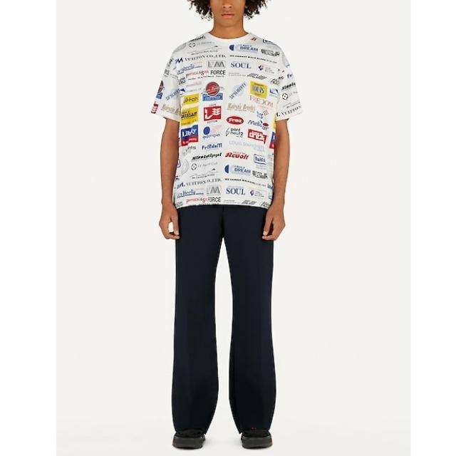 ルイヴィトン LouisVuitton ロゴプリンテッド 半袖 Tシャツ 1A5DGG 