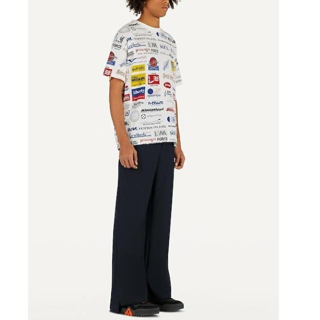 ルイヴィトン LouisVuitton ロゴプリンテッド 半袖 Tシャツ 1A5DGG 
