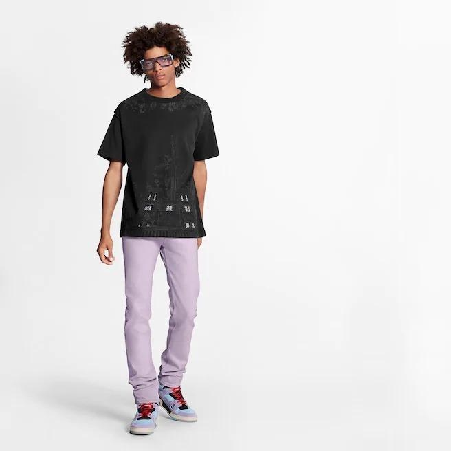 ルイヴィトン ノートルダム ブロイダリーTシャツ 1A7QHS