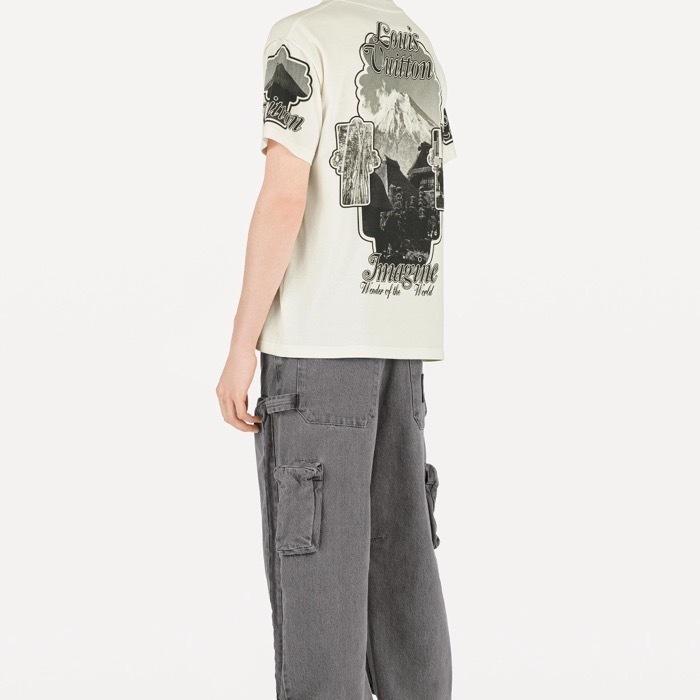 ルイヴィトン メンズ LOUIS VUITTON ホーリーマウンテンプリンテッドTシャツ 1A5DJU