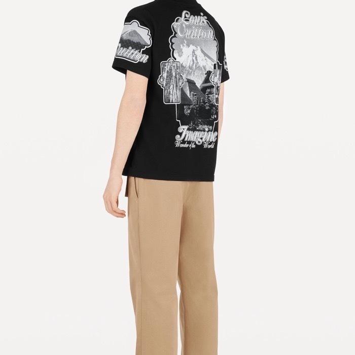 ルイヴィトン メンズ LOUIS VUITTON ホーリーマウンテンプリンテッドTシャツ 1A5CWQ