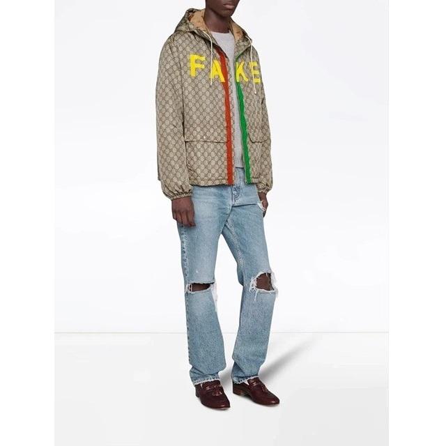 GUCCIグッチ FAKE/NOT GG ナイロン ジャケット 636391ZAFKX7294