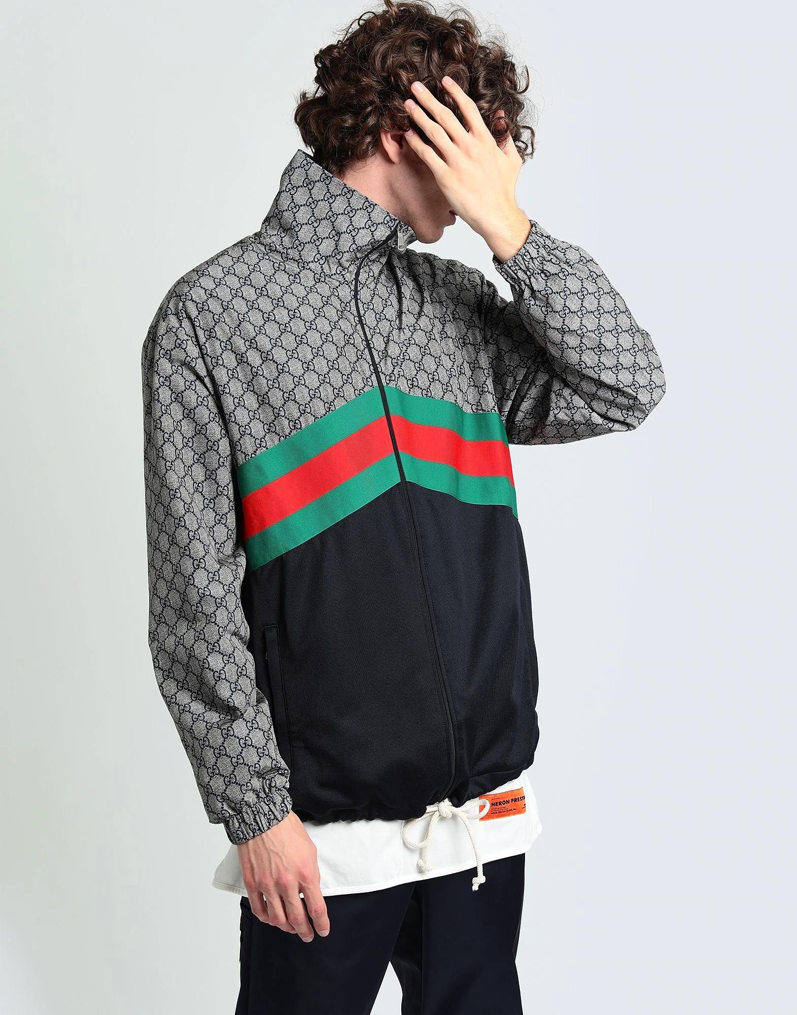 GUCCIグッチ GGスプリーム ジャージー ジャケット   521764 Z789C 1996