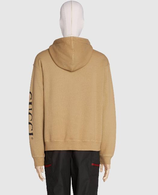 グッチ GUCCI ロゴ プリント フーデッド スウェットシャツ 596230XJBUW1236