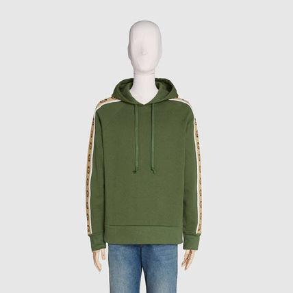 GUCCIグッチ フーデッド コットンジャージー スウェットシャツ 596230XJBUW3806