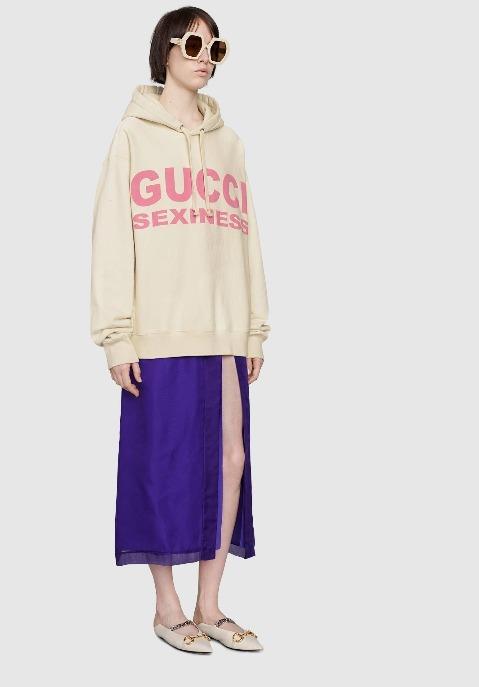 GUCCI グッチセクシープリントのスウェットシャツ トレーナー  596230XJBUW3888
