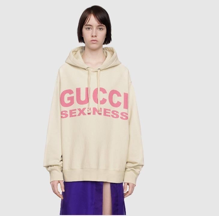 GUCCI グッチセクシープリントのスウェットシャツ トレーナー  596230XJBUW3888