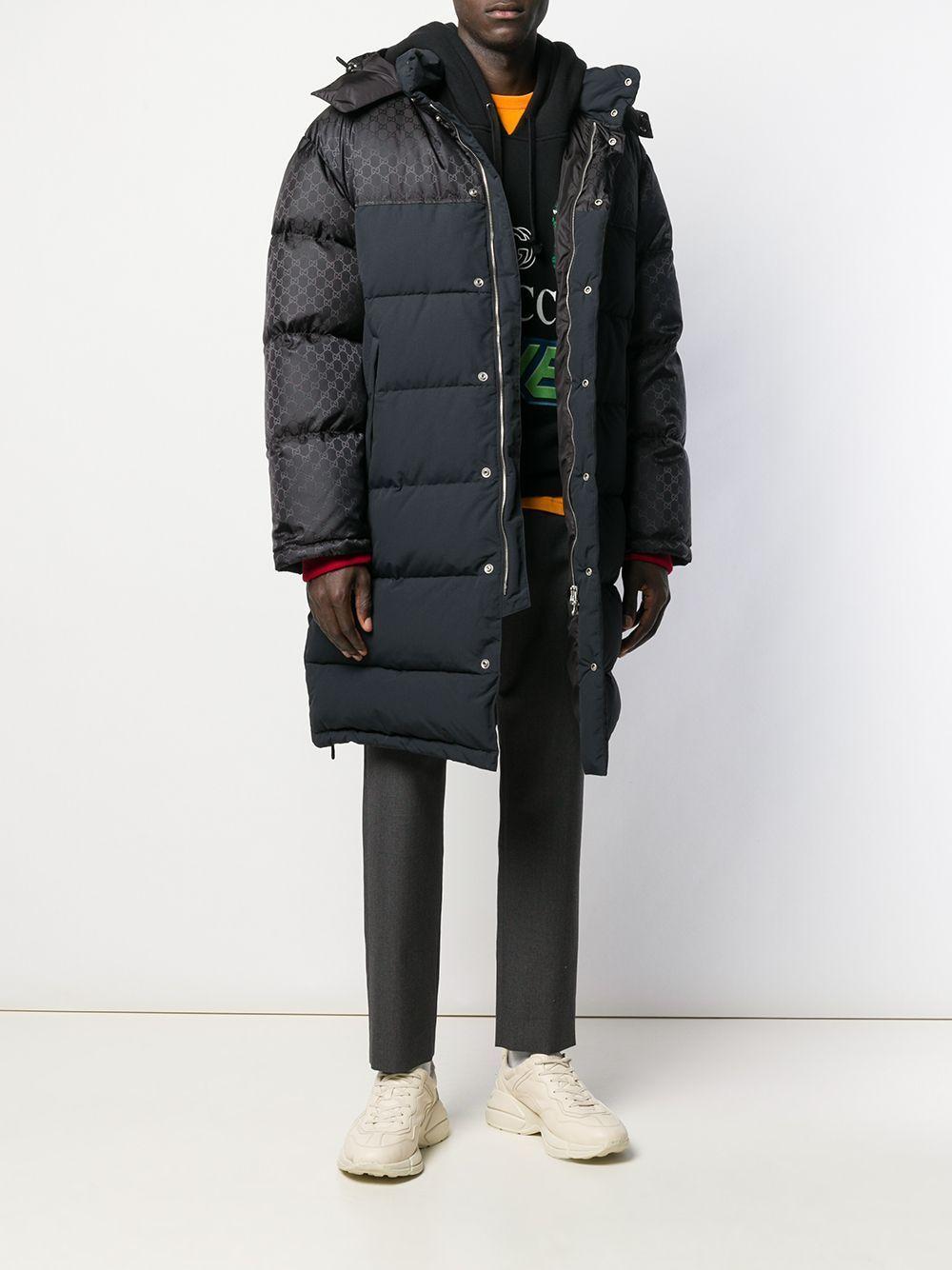 グッチ GUCCI GGジャカード ナイロン オーバーフィット ダウンコート 546334Z42181000