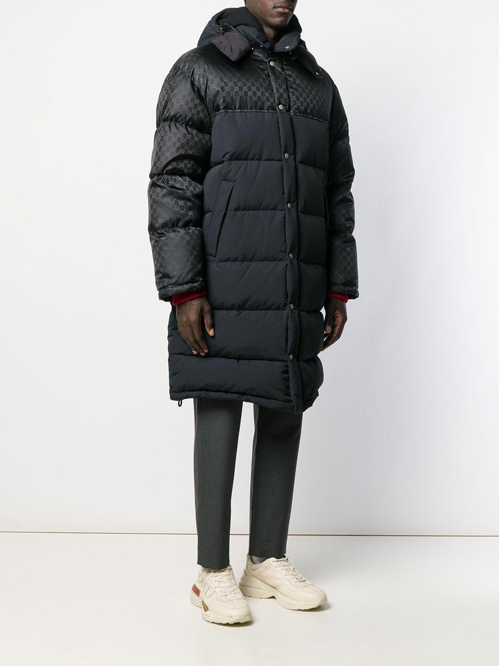 グッチ GUCCI GGジャカード ナイロン オーバーフィット ダウンコート 546334Z42181000