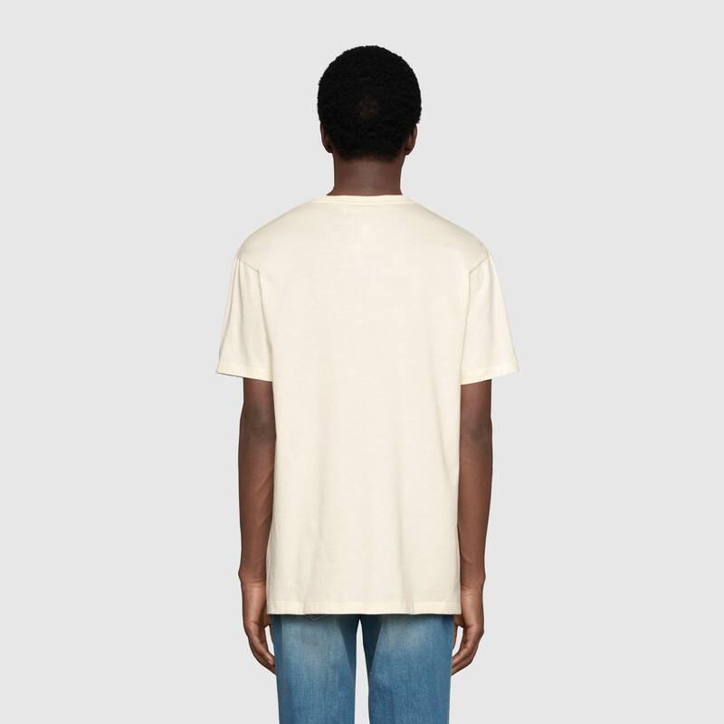 グッチGUCCI unisex オーバーサイズBoutique プリントTシャツ 615044 XJCKY 7136