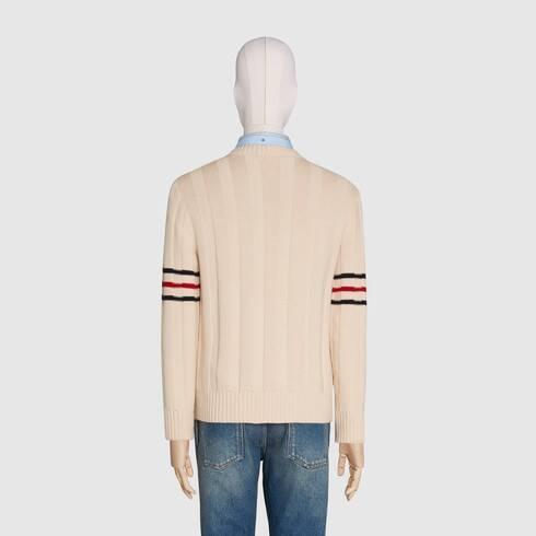 GUCCIインターロッキングG付きニットコットンジャンパー 626068 XKBGM 9071