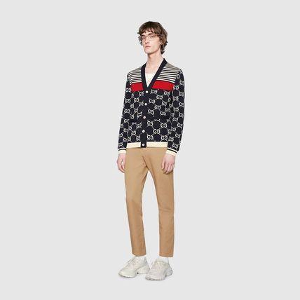 GUCCI グッチ セーター GGストライプ ニットカーディガン 523048 X9I07 4696