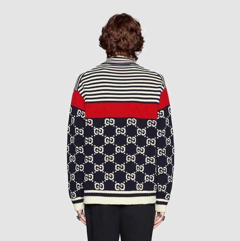 グッチ GUCCI GGモチーフのストライプコットンジャケット 545701 XKABP 4548