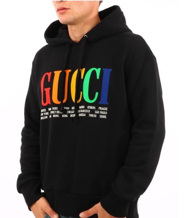GUCCI グッチシティーズフード付スウェット 475374-X3N60-1082