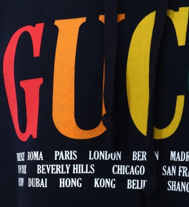 GUCCI グッチシティーズフード付スウェット 475374-X3N60-1082