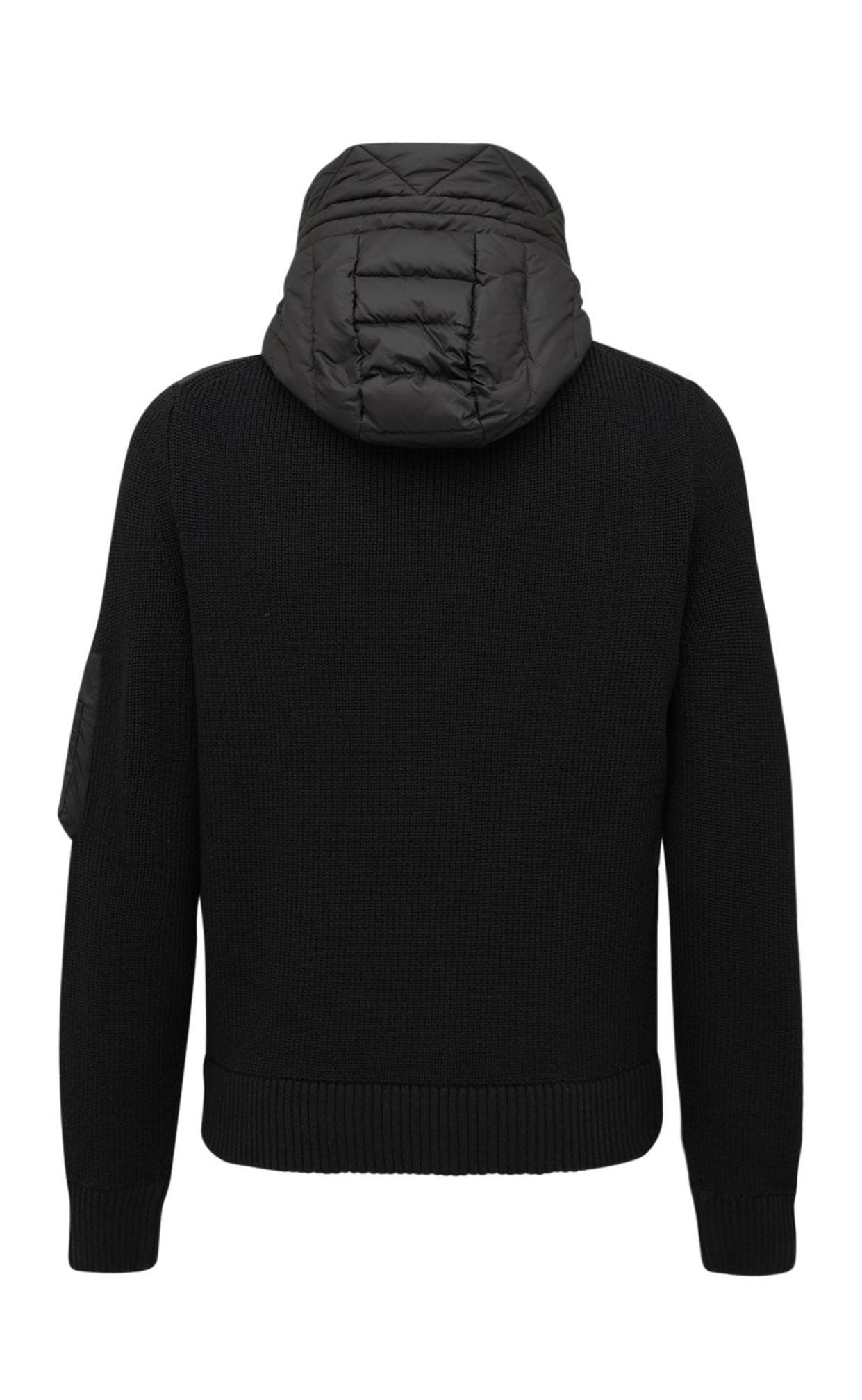 モンクレール服  MONCLER ウール混トリコット ダウン 0911A5370054258423