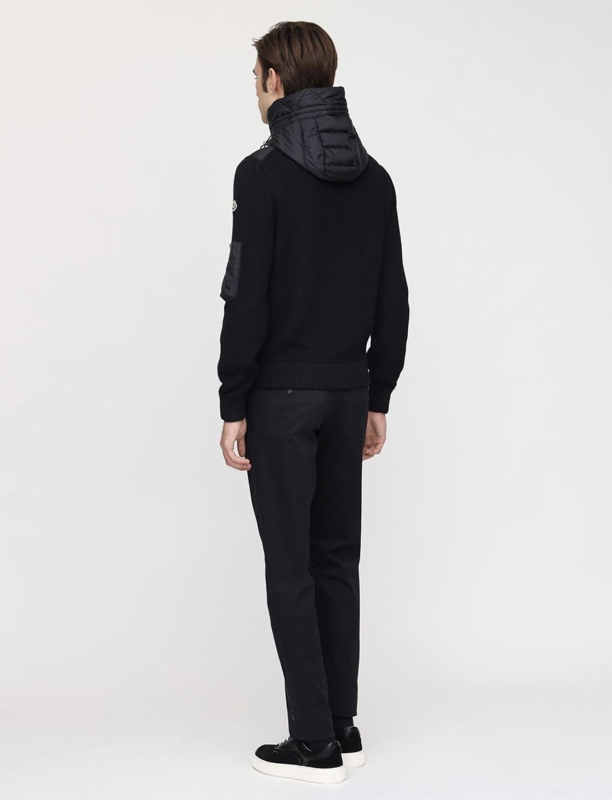 モンクレール服  MONCLER ウール混トリコット ダウン 0911A5370054258423