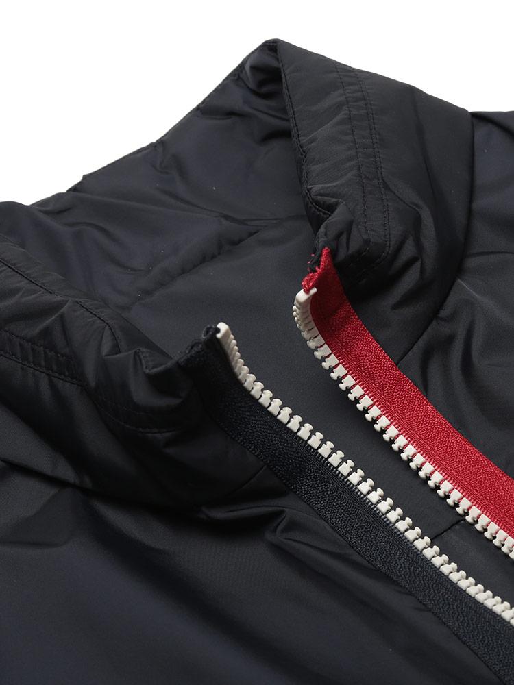 モンクレール服 メンズ ナイロンジャケット MONCLER ナイロンパーカー フード収納 トリコロール フルジップ KERALLE ケラレ ブランド アウター パーカ 8H708008098U999