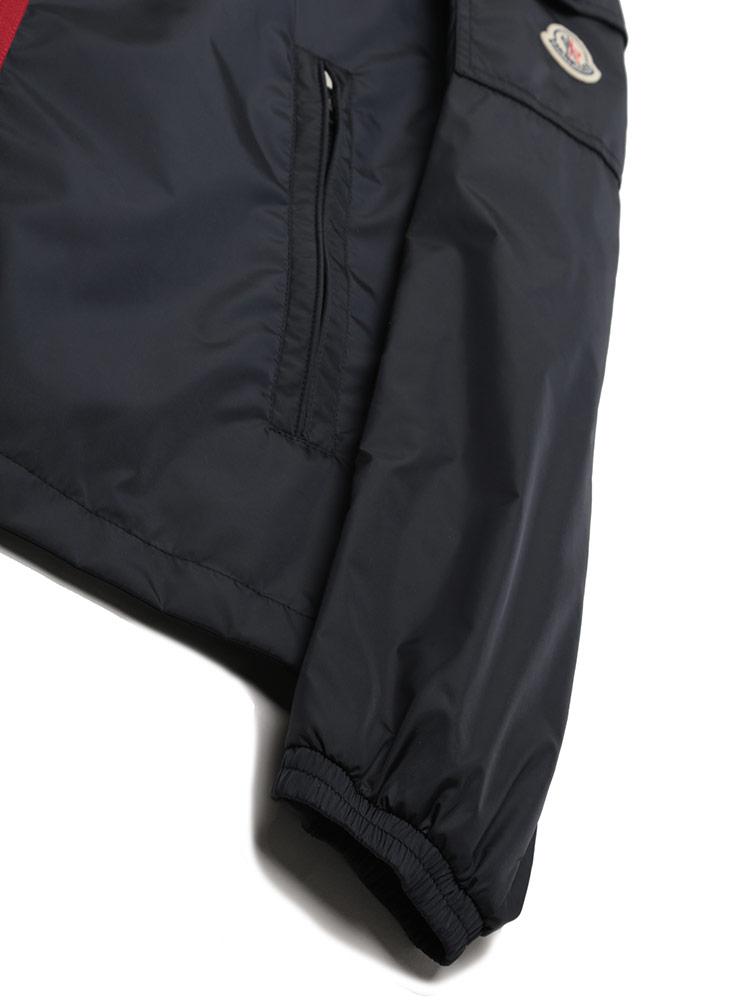 モンクレール服 メンズ ナイロンジャケット MONCLER ナイロンパーカー フード収納 トリコロール フルジップ KERALLE ケラレ ブランド アウター パーカ 8H708008098U999