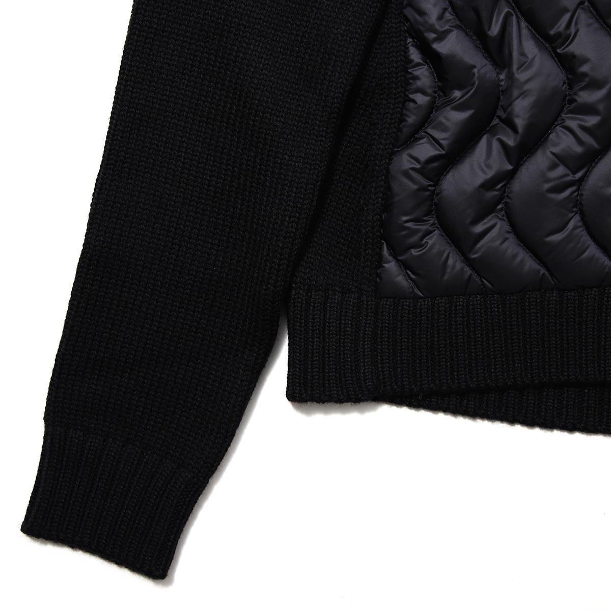 モンクレール MONCLER ダウン入りジップパーカ ブラック レディース 9b50210 a9428 999