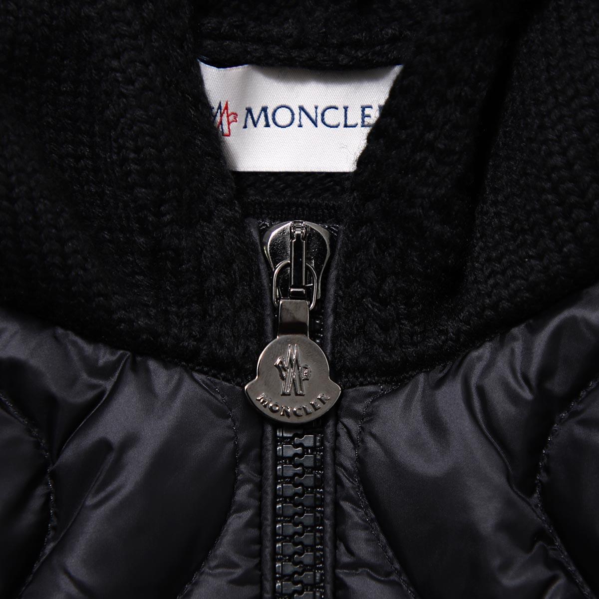 モンクレール MONCLER ダウン入りジップパーカ ブラック レディース 9b50210 a9428 999