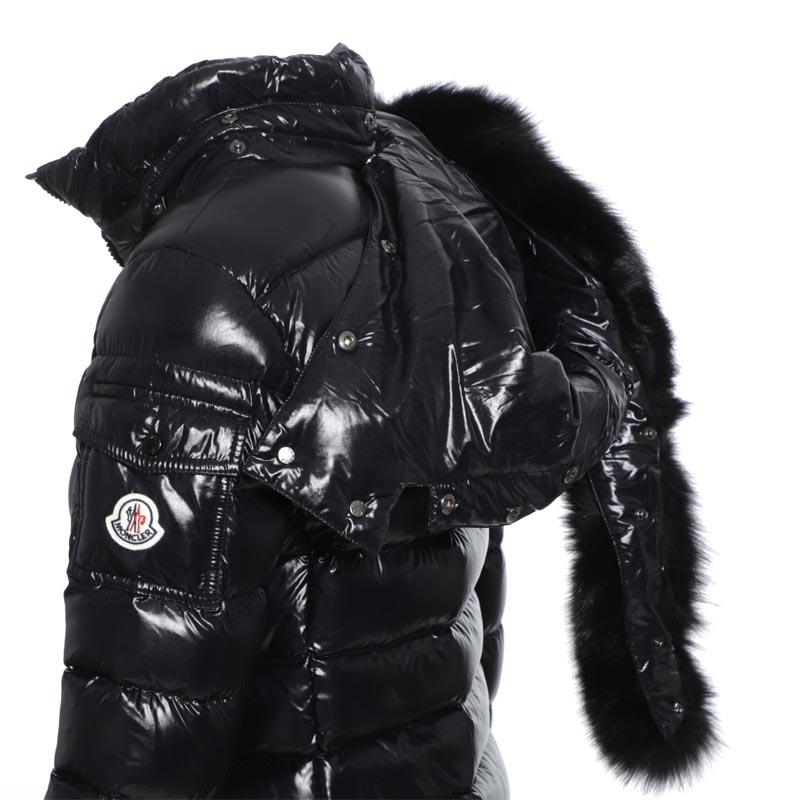 モンクレール MONCLER ダウンジャケット ブラック レディース アウター badyfur BADYFUR  4631425 c0061 999 