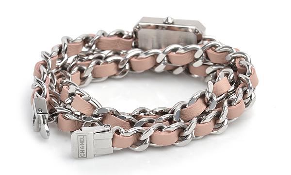 シャネル プルミエール（Ｓ） ロックパステルピンクトリプルブレスレット  H4312
