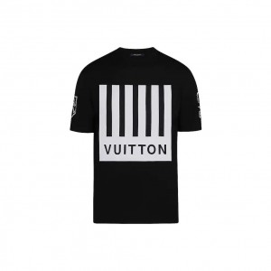 ルイヴィトン Louis Vuitton LV バーコード&アースTシャツ 1A5CDT
