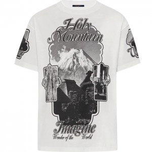 ルイヴィトン メンズ LOUIS VUITTON ホーリーマウンテンプリンテッドTシャツ 1A5DJU
