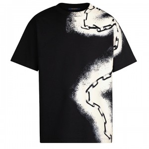 Louis VuittonTシャツルイヴィトン ウィズスプレーチェーンプリント 1A5VST