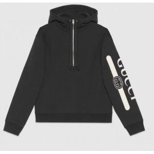 グッチ GUCCI ロゴ プリント フーデッド スウェットシャツ 596230XJBUW1233