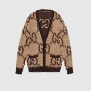 グッチ GUCCI リバーシブル GG モヘアウール カーディガン 635160 XKBK2 2254