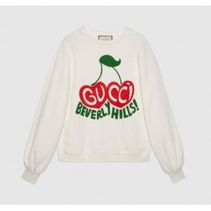 グッチ BEVERLY HILLS チェリー スウェットシャツ 631695 XJCRT 9095